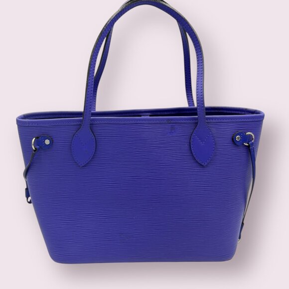 Louis Vuitton Neverfull Tote Purple Epi Leather PM - Picture 1 of 12